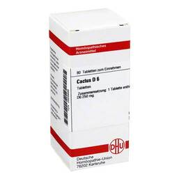 Abbildung: DHU Cactus D 6 Tabletten 80 St, Tabletten PZN 02626896