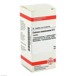 Abbildung: DHU Calcium arsenicosum D 6 Tabletten 80 St, Tabletten PZN 02626991