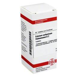 Abbildung: DHU Calcium carbonicum D 2 Table Tabletten, 80 St PZN 02627097