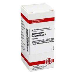 Abbildung: DHU Caulophyllum thalictroides D 6 Tabletten 80 St, Tabletten PZN 02627789