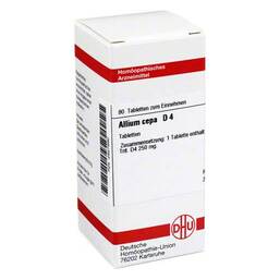 Abbildung: DHU Allium cepa D 4 Tabletten Tabletten, 80 St PZN 02627890