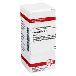 Abbildung: Chamomilla D 6 Tabletten Tabletten, 80 St PZN 02628004