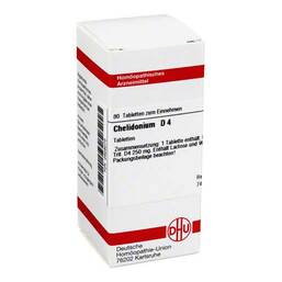 Abbildung: DHU Chelidonium D 4 Tabletten Tabletten, 80 St PZN 02628079
