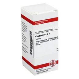 Abbildung: DHU Cicuta virosa D 4 Tabletten Tabletten, 80 St PZN 02628352