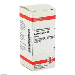 Abbildung: Cicuta virosa D 12 Tabletten Tabletten, 80 St PZN 02628369