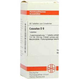 Abbildung: DHU Cocculus D 8 Tabletten Tabletten, 80 St PZN 02628642