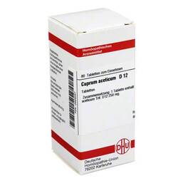Abbildung: DHU Cuprum aceticum D 12 Tabletten 80 St, Tabletten PZN 02629357