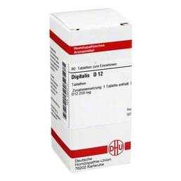 Abbildung: DHU Digitalis D 12 Tabletten Tabletten, 80 St PZN 02629713