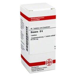 Abbildung: DHU Drosera D 6 Tabletten Tabletten, 80 St PZN 02629831