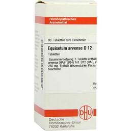 Abbildung: DHU Equisetum arvense D 12 Tabletten Tabletten, 80 St PZN 02629995