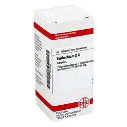 Abbildung: DHU Euphorbium D 6 Tabletten Tabletten, 80 St PZN 02630099