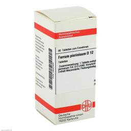 Abbildung: Ferrum picrinicum D 12 Tabletten Tabletten, 80 St PZN 02630455