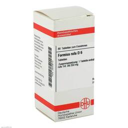 Abbildung: DHU Formica rufa D 6 Tabletten Tabletten, 80 St PZN 02630610
