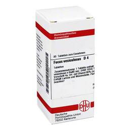 Abbildung: Fucus vesiculosus D 4 Tabletten Tabletten, 80 St PZN 02630656