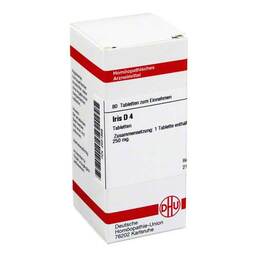 Abbildung: DHU Iris D 4 Tabletten 80 St, Tabletten PZN 02631868