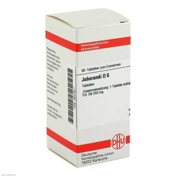 Abbildung: DHU Jaborandi D 6 Tabletten Tabletten, 80 St PZN 02631911
