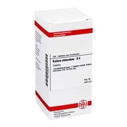 Abbildung: DHU Kalium chloratum D 4 Tabletten Tabletten, 200 St PZN 02632247