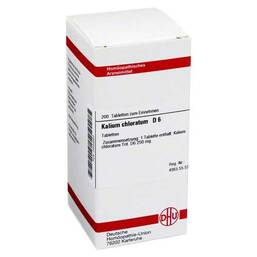 Abbildung: DHU Kalium chloratum D 6 Tabletten Tabletten, 200 St PZN 02632253
