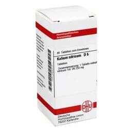 Abbildung: Kalium nitricum D 6 Tabletten Tabletten, 80 St PZN 02632419
