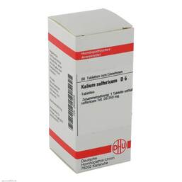 Abbildung: DHU Kalium sulfuricum D 6 Tabletten Tabletten, 80 St PZN 02632508