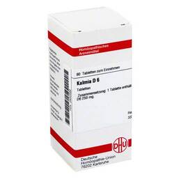 Abbildung: DHU Kalmia D 6 Tabletten Tabletten, 80 St PZN 02632566