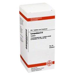 Abbildung: Lycopodium D 6 Tabletten Tabletten, 200 St PZN 02633235