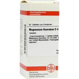 Abbildung: Magnesium fluoratum D 4 Tabletten Tabletten, 80 St PZN 02633293