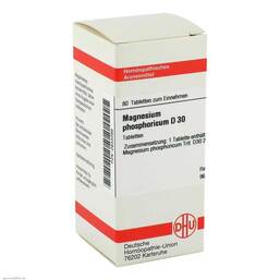Abbildung: DHU Magnesium phosphoricum D 30 Tabletten Tabletten, 80 St PZN 02633399
