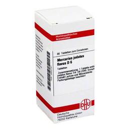Abbildung: Mercurius jodatus flavus D 6 Tabletten Tabletten, 80 St PZN 02633761