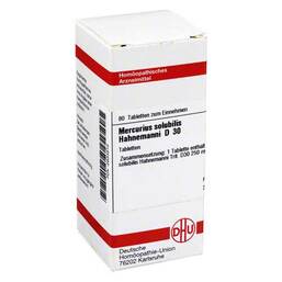 Abbildung: Mercurius solubilis D 30 Tablet Tabletten, 80 St PZN 02633815