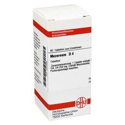 Abbildung: DHU Mezereum D 4 Tabletten Tabletten, 80 St PZN 02633896
