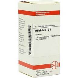 Abbildung: Millefolium D 4 Tabletten Tabletten, 80 St PZN 02633956