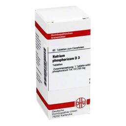 Abbildung: DHU Natrium phosphoricum D 3 Tabletten Tabletten, 80 St PZN 02634269