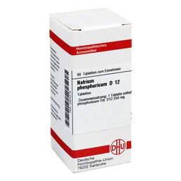Abbildung: DHU Natrium phosphoricum D 12 Tabletten Tabletten, 80 St PZN 02634275
