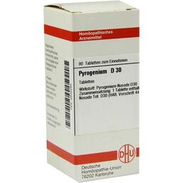Abbildung: Pyrogenium D 30 Tabletten Tabletten, 80 St PZN 02635286