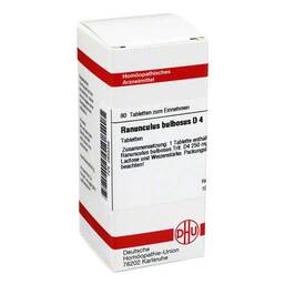 Abbildung: Ranunculus Bulbosus D 4 Tabletten Tabletten, 80 St PZN 02635346