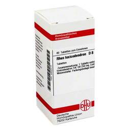 Abbildung: DHU Rhus toxicodendron D 8 Tabletten Tabletten, 80 St PZN 02635470