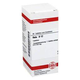 Abbildung: DHU Ruta D 12 Tabletten Tabletten, 80 St PZN 02635576