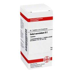 Abbildung: DHU Sabal serrulata D 2 Tabletten Tabletten, 80 St PZN 02635607