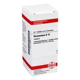 Abbildung: DHU Stramonium D 12 Tabletten Tabletten, 80 St PZN 02636280