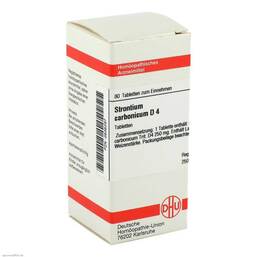 Abbildung: Strontium carbonicum D 4 Tabletten Tabletten, 80 St PZN 02636297
