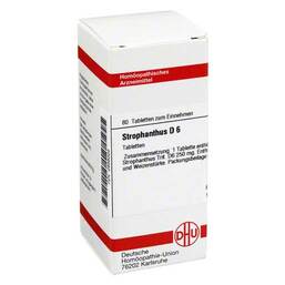 Abbildung: DHU Strophanthus D 6 Tabletten Tabletten, 80 St PZN 02636328