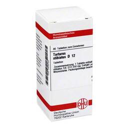 Abbildung: DHU Tartarus stibiatus D 12 Tabletten Tabletten, 80 St PZN 02636765