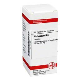 Abbildung: DHU Verbascum D 6 Tabletten Tabletten, 80 St PZN 02637227