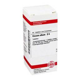 Abbildung: DHU Viscum album D 6 Tabletten Tabletten, 80 St PZN 02637339