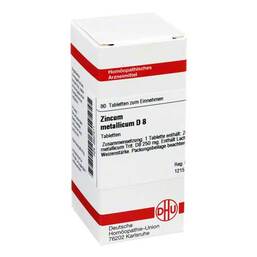 Abbildung: Zincum metallicum D 8 Tabletten Tabletten, 80 St PZN 02637411