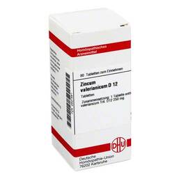 Abbildung: DHU Zincum valerianicum D 12 Tabletten Tabletten, 80 St PZN 02637581
