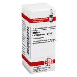 Abbildung: Barium carbonicum D 10 Globuli Globuli, 10 g PZN 02637782