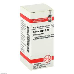 Abbildung: Allium cepa D 10 Globuli Globuli, 10 g PZN 02638066