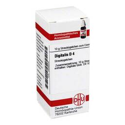 Abbildung: DHU Digitalis D 4 Globuli Globuli, 10 g PZN 02638209